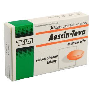 AESCIN TEVA 20MG enterosolventní tableta 30