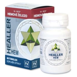Healler HEM - hemové železo 60 tob. (řada HEALER) - II. jakost