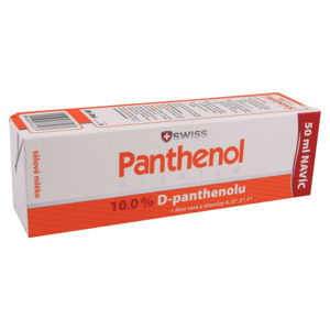 Panthenol 10% Swiss PREMIUM těl.mléko 200+50ml