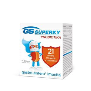 GS Superky probiotika cps.60+20 ČR/SK - balení 2 ks