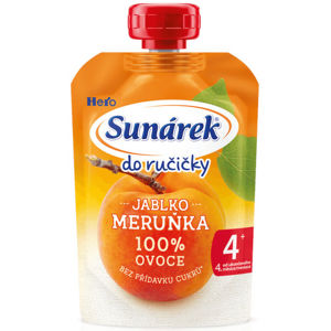 Sunar Do ručičky ovocná kapsička meruňka 4m+, 100 g