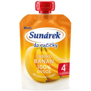 Sunar Do ručičky ovocná kapsička banán 4m+, 100 g