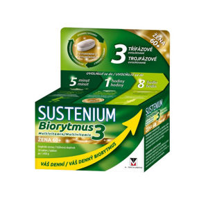 Sustenium Biorytmus 3 multivitamin ŽENA 60+ tbl.30 - II. jakost