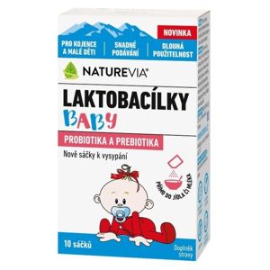 NatureVia Laktobacílky baby 10 sáčků - II. jakost