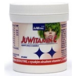 JUWITAMIN C 60 tablet s obsahem 200 mg vitaminu C