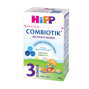 HiPP MLÉKO HiPP 3 JUNIOR Combiotik 500g - II. jakost