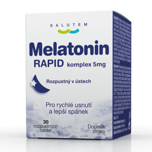 Melatonin Rapid komplex 5mg ODT tbl.30 (pod jazyk) - II. jakost