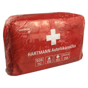 Autolékárnička HARTMANN červená - II. jakost