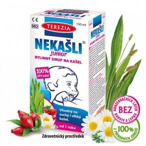 TEREZIA NEKAŠLI Junior přírodní bylinný sirup 150ml - II. jakost