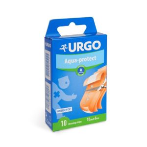 URGO Aqua protect Omyvatelná náplast 10cmx6cm 10ks - II. jakost