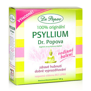 Dr.Popov Psyllium indická rozpustná vláknina 500g - II. jakost