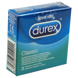 Prezervativ Durex Classic 3ks - II. jakost