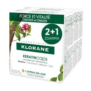 KLORANE Keratincaps Vlasy a nehty cps.90 - II. jakost