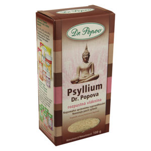 Dr.Popov Psyllium indická rozpustná vláknina 100g - II. jakost
