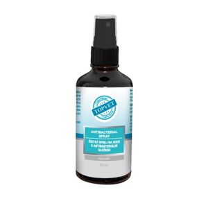 TOPVET Antibakteriální čis.sprej na ruceHedváb50ml - II. jakost