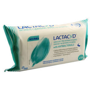Lactacyd ubrousky with Antibacterials 15ks - II. jakost