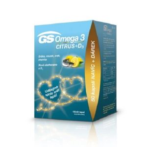 GS Omega 3 Cit.+D3 cps.100+50 dárkové balení 2020 ČR/SK