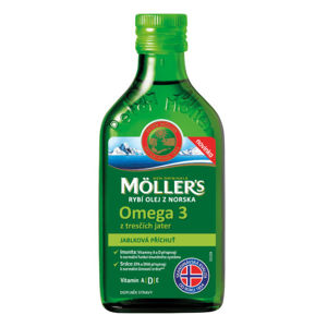 Mollers Omega 3 Jablko 250ml - II. jakost