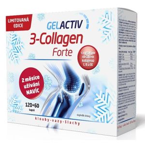 GelActiv 3-Collagen Forte cps.120+60 Dárkové 2021 - II. jakost