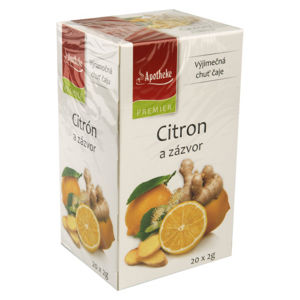 Apotheke Citron+zázvor s lípou čaj 20x2g - II. jakost