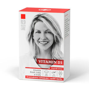 RED HEALTH CARE Vitamin D3 1000 IU tbl.60 - II. jakost