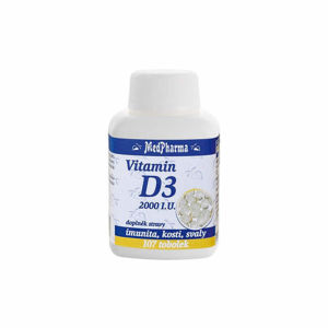 MedPharma Vitamin D3 2000 I.U. tob.107 - II. jakost