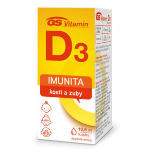 GS Vitamin D3 400IU kapky 10.8ml 2021 ČR/SK - II. jakost