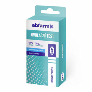Abfarmis Ovulační test 20mIU/ml 5ks - II. jakost