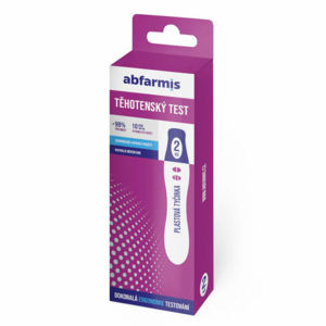 Abfarmis Těhotenský test 10mIU/ml - tyčinka - 2ks - II. jakost