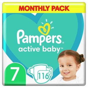 Pampers Active Baby Pleny Monthy Box S7 15+ kg 116ks