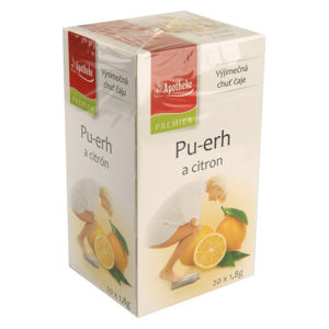 Apotheke Pu-erh a citron čaj n.s.20x1.8g - II. jakost