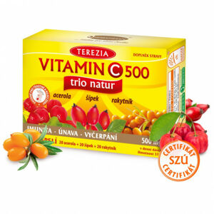 Dárek - TEREZIA Vitamin C 500mg TRIO NATUR cps.60 - BE907