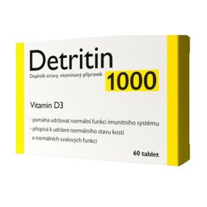Detritin 1000 IU Vitamin D3 60 tablet - II. jakost
