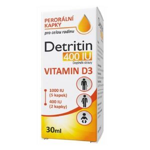 Detritin 400 IU Vitamin D3 kapky 30ml - II. jakost