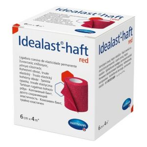 Obin.elast.Idealast-haft color 6cmx4m/1ks červená - II. jakost