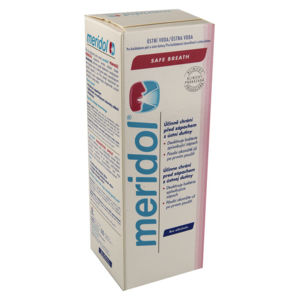 Meridol Safe breath ústní voda 400ml - II. jakost