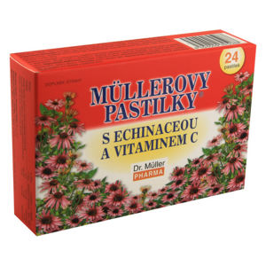 Müllerovy pastilky s echinaceou 24ks - II. jakost