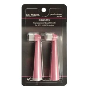 Dr.Mayer RHB10PK Náhradní hlavice pro zubní kartáček GTS1050 růžová 2ks