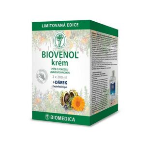 Biovenol krém 2x200ml+dárek dezinfekční gel 100ml - II. jakost