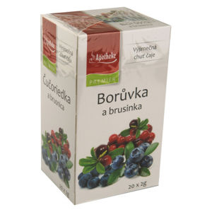 Apotheke Borůvka a brusinka čaj 20x2g - II. jakost