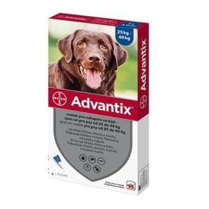 Advantix pro psy nad 25kg-40kg spot-on a.u.v.4x4ml