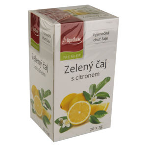 Apotheke Zelený čaj s citronem 20x2g - II. jakost