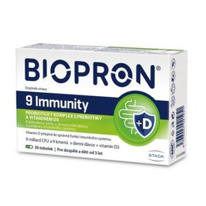 Biopron9 Immunity s vitaminem D3 30 tobolek - II. jakost