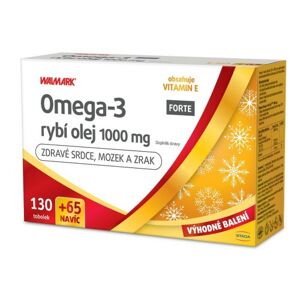 Walmark Omega 3 Forte 130+65 tobolek navíc - II. jakost