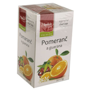 Apotheke Pomeranč a guarana čaj 20x2g - II. jakost