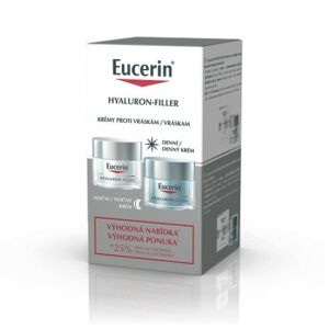 EUCERIN HYALURON-FILLER Duopack denní a noční krém 2 x 50 ml - II. jakost