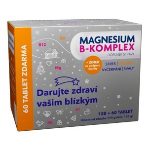 Magnesium B-komplex Glenmark 120+60 tablet dárkové balení - II. jakost