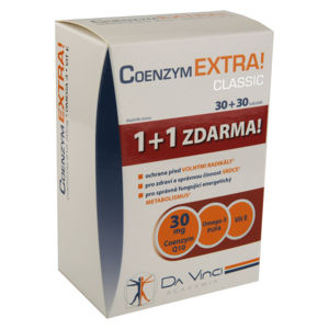 Coenzym EXTRA! Classic30mg DaVinci tob.30+30ZDARMA - II.jakost