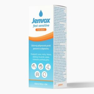 Jenvox Fast Sensitive pocení a zápach roll-on 50ml - II. jakost