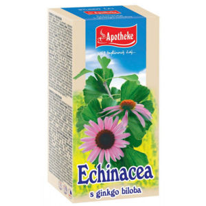 Apotheke Echinacea s ginkgo bilobou čaj 20x1.5g - II. jakost